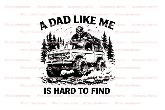 Bigfoot Dad SVG File: A Graphic for Crafts and Fun