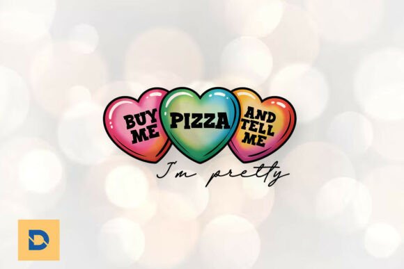 Colorful Hearts Quirky Quote PNG: A Graphic Asset for Playful Branding