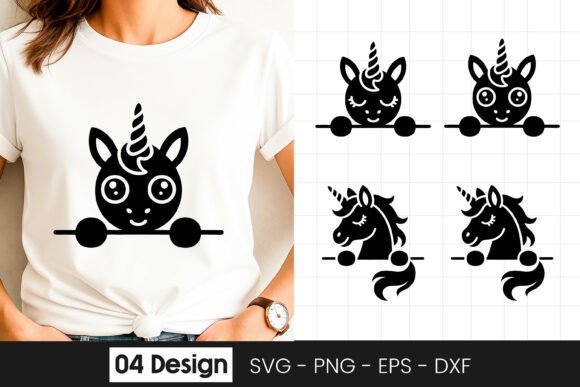 Cute Dog and Unicorn SVG for Crafts