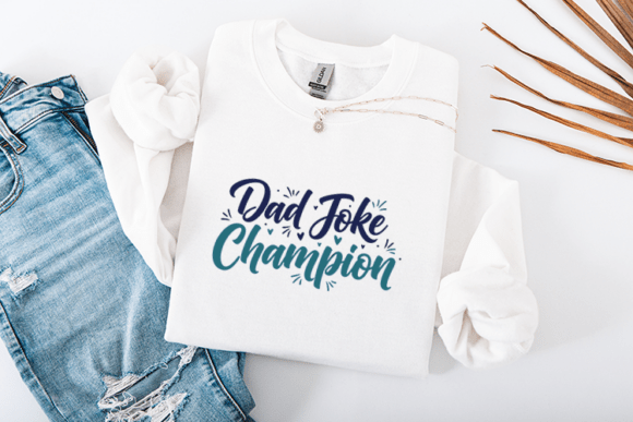 Dad Joke Champion Graphics for Local Crafts