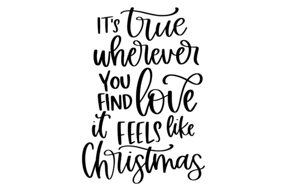 Feels Like Christmas Graphics for Crafts