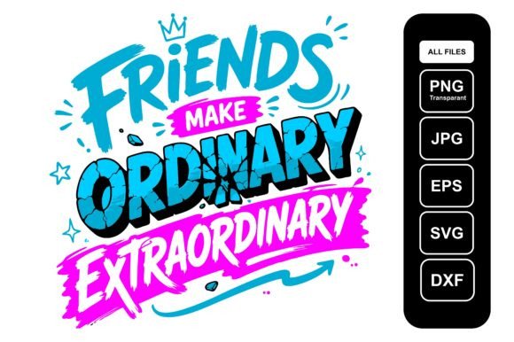 Fun Friendship Graphic for Crafts