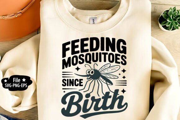 Fun Mosquito Graphics for Crafts and Local Branding