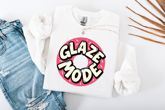 Glaze Mode Donut Graphics for Crafts