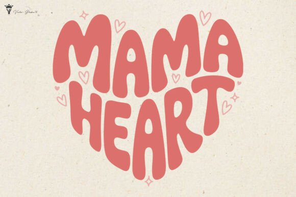 Mama Heart SVG PNG Graphics for Crafts