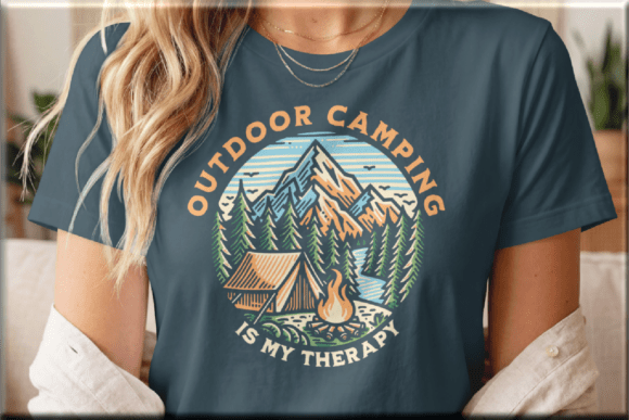 Outdoor Camping Is My Therapy Graphics