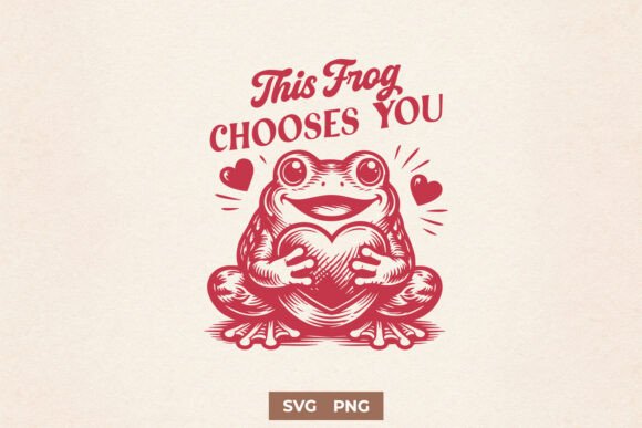 This Frog Chooses You SVG Graphics for Crafts